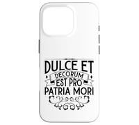 Latino - Dulce et decorum est pro patria mori Custodia per iPhone 16 Pro