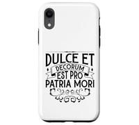 Latino - Dulce et decorum est pro patria mori Custodia per iPhone XR