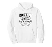 Latino - Dulce et Decorum EST PRO Patria Mori Felpa con Cappuccio