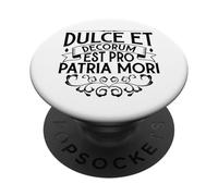 Latino - Dulce et decorum est pro patria mori PopSockets PopGrip Adesivo