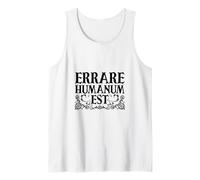 Latino - Errare humanum EST Canotta