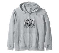 Latino - Errare humanum EST Felpa con Cappuccio
