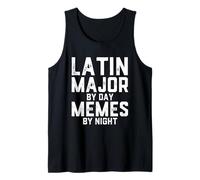 Latino Maggiore di Giorno Meme di Notte Studente Studi Classici Canotta