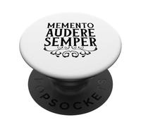 Latino - Memento audere semper PopSockets PopGrip Adesivo