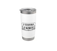 Latino - O tempora, o mores! Bicchiere termico in acciaio inox doppia parete