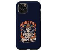 Latino Patriotic Gun Rights - Scheletro con revolver Custodia per iPhone 11 Pro