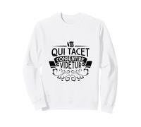 Latino - Qui tacet consentire videtur Felpa