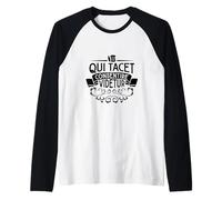Latino - Qui tacet consentire videtur Maglia con Maniche Raglan