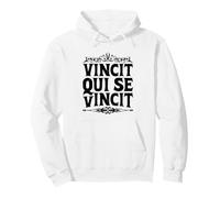 Latino - Vincit Qui se Vincit Felpa con Cappuccio