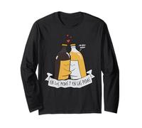 Latinx Valentine's Day Spanish Husband Couple Matching Maglia a Manica