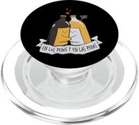 Latinx Valentine's Day Spanish Husband Couple Matching PopSockets PopGrip per MagSafe