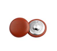 Lationday 12pcs PU Leather Buttons, Round Decorative Leather Buttons for Coat, Jacket, Sweater, Durable Stylish Sewing Accessories