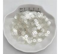 Lationday Paillettes glitterate piatte in PVC da 4 mm, colore dorato, 10 g, per vestiti, cappelli, scarpe. Accessorio per fai da te per bambini. Artigianato fatto a mano