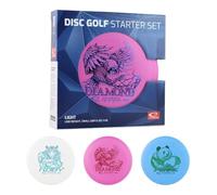 Latitude Disc Golf Starter Set Retro Burst Beginner 3 dischi Putter Midrange Driver