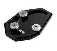 Lato Del Piede Del Motociclo Del Basamento Pad Piastra Cavalletto Piastra Di Ingrandimento CNC Cavalletto Laterale Ingrandire Pad Per Yama&ha XJ6/ABS 2009-2015(Nero)