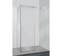 Lato fisso Alme 70 cm trasparente 8 mm Cromo