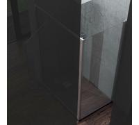 Lato Fisso per Porta Doccia Tilt Battente Basculante Profilo Cromo Cristallo 6