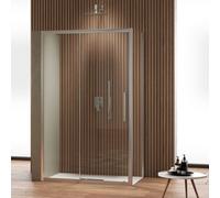 Lato fisso per Porta Scorrevole Flora e Bluma LF70 6 Millimetri Chrome Ix Box Shower - Tipo Cristallo: Trasparente, CONFEZIONE: 1 pz., Dimensione: 70 cm Regolabile