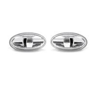 Lato Indicatore Set Trasparente per Peugeot 206 98-12 Frecce Coppia SX Destro