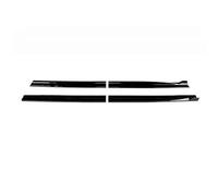 Lato Inferiore Estensioni Linea Minigonne Laterali In Due Sezioni Per Mercedes Per Benz Classe A W177 Hatchback C118 Per AMG 2018(Nero lucido)
