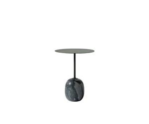 Lato LN8 Tavolino da Caffè in Marmo Verde Scuro/verde Grigio