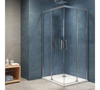 Lato per Box Angolare Con Ante Scorrevoli Camelia S200 6 Millimetri Chrome - CONFEZIONE: 1 pz., Dimensione: 100 cm Regolabile
