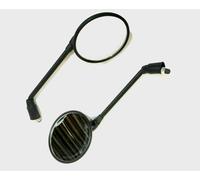 Lato Posteriore Vista Specchio Set Nero Per Reale Enfield Bullet Classico 350cc