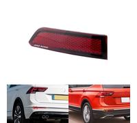Lato Sinistro N/S ROSSO Esterno Posteriore Paraurti Riflettore Montaggio Per VW