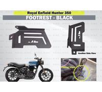 Lato sinistro "Poggiapiedi nero adatto per Royal Enfield Hunter" 350