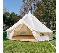 Latourreg Tenda impermeabile per esterni, 4 m, 5 m, Glamping Bell Deluxe per campeggio (4 m, tenda Oxford Bell)