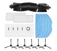 LatoYard 18 pz/set Sacchetto di Polvere Kit Per 360 Per Botslab S8 Plus Aspirapolvere Lato Principale Spazzola Filtro Mop Panno Spazzatrice Accessori Casa Strumento Cleaner Allegati