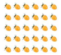 LatoYard 30 pezzi finti per mini pomodori, frutta artificiale simulazione per decorare la casa, feste e stili alimentari (B)