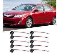 LatoYard Active Piezo Buzzer 12V DC 3-24V 10 Pack ABS Elettronico Wired Allarme Beeper per Moto Auto Segnale YMD-12095
