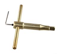 LatoYard Chiave per mandrino per tornio a forma di T, 10 mm, 12 mm, 14 mm, per mandrini da trapano, realizzata in acciaio tempra 40CR