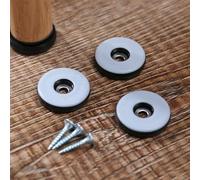 LatoYard Confezione da 20 piedini per mobili in PTFE, per divano, letto, tavolo, sedie, protezioni per pavimenti, 25 mm, con viti