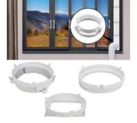 LatoYard Connettore portatile per condizionatore d'aria KY-26 N7Y-PQ 1P, KY-25 1P e W Baffle 1P/0.5P - 150 mm 160 mm PP adattatore tubo radiante parte