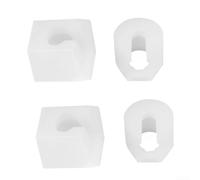 LatoYard Dadi di ricambio per SodaStream per crystal 1.0 2.0 - Kit di fissaggio in plastica per prevenire perdite di gas per jet a spirito per terra Easy Models bianco, 2 pezzi (4 pezzi)