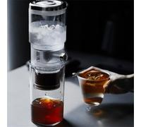 LatoYard Drip Tower Cold Brew Coffee Maker con sapore uniforme gocciolante migliorato, installazione per la preparazione di ghiaccio, 31,5 x 8,5 x 8,5 cm