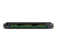 LatoYard Equalizzatore digitale grafico stereo a 31 bande con analizzatore di spettro musicale per casa e KTV, nero