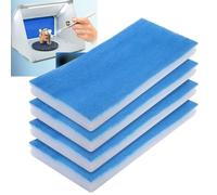 LatoYard Filtro dell'aria per cabina di spruzzatura sostituibile, 40 x 18,5 x 1,5 cm, per Master, in fibra di cotone, a doppio strato, per la rimozione di particelle e polvere, riscaldatori radianti