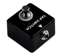 LatoYard Interruttore a pedale per chitarra Tempo, struttura interamente in metallo, interruttore a pedale momentaneo con jack da 0,6 cm per effetti ritmici e ritmici