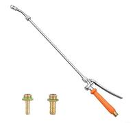 LatoYard Kit da giardino regolabile in metallo da 73 cm, con prolunga telescopica e maniglia bloccabile, per irrigazione da giardino