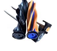 LatoYard Kit di spazzole a doppio rullo X60 per robot Max per aspirapolvere, 3 pezzi di ricambio con setole in nylon e anima in lega, accessorio per pulizia efficiente e silenziosa