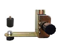 LatoYard Morsetto di montaggio telescopico, base girevole regolabile con adattatore di livello per materiale in ferro, 8 cm, distanza di 315 cm, per utensili manuali fai da te e professionali