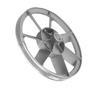 LatoYard Puleggia a scanalatura singola da 265 mm per compressore d'aria, ruota a cinghia triangolare di tipo A con slot di installazione da 13 mm, parte di ricambio per testa di macchina del volano