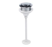 LatoYard Pulsante singolo per sciacquone da 38 mm, per valvole standard della cisterna, in ABS resistente, pulsante di ricambio in oro