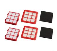 LatoYard Set di filtri di ricambio lavabili riutilizzabili H13 per Gorenje e per modelli di aspirapolvere Beko VC1701GACWCY VC1901GACRCY VC1903GACBUCY con schiuma motorizzata e filtri di scarico (2