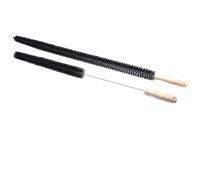 LatoYard Spazzola per la pulizia dei radiatori, 70 cm, pieghevole, lunga e sottile, con manico in legno e setole in nylon, per rimuovere polvere, peli di animali domestici, pelucchi, radianti