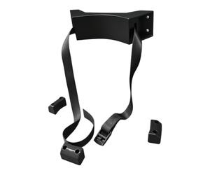 LatoYard Staffa universale per contenitore dell'acqua per camper, per brocche cilindriche 3L-19L, supporto regolabile in nylon con piedini anti-ribaltamento, per camper, camion, roulotte, giallo