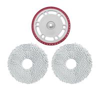 LatoYard Supporto per mocio con cuscinetti in microfibra per ECOVACS per Deebot T30C T50 Pro N30 Pro T30S per Combo, kit di sostituzione staffa in plastica